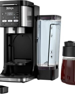 Ninja - Refurbished DualBrew XL Hot & Iced Coffee Maker, Single-Serve, Compatible with K-Cups & 14-Cup Drip Coffee Maker - Black/Stainless Steel
