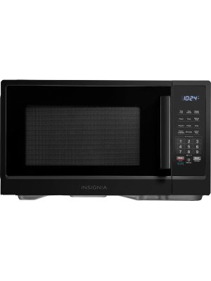 Insignia™ - 1.1 Cu. Ft. Countertop Microwave - Black