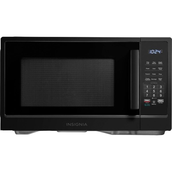 Insignia™ - 1.1 Cu. Ft. Countertop Microwave - Black
