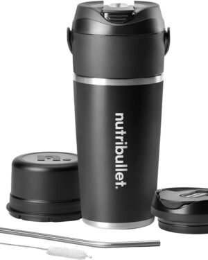 NutriBullet - Flip Insulated Portable Blender - Black
