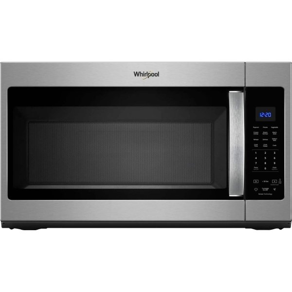 Whirlpool - 1.9 Cu. Ft. Over-the-Range Microwave with Sensor Cooking - Stainless Steel