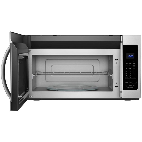 Whirlpool - 1.9 Cu. Ft. Over-the-Range Microwave with Sensor Cooking - Stainless Steel