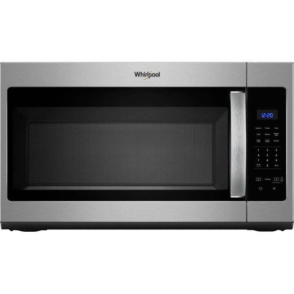 Whirlpool - 1.7 Cu. Ft. Over-the-Range Microwave - Stainless steel