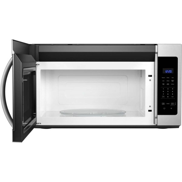 Whirlpool - 1.7 Cu. Ft. Over-the-Range Microwave - Stainless steel