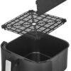 bella PRO - 8-qt. Touchscreen Air Fryer with Divided Basket - Matte Black