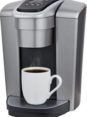 Keurig - K-Elite Single Serve K-Cup Pod Coffee Maker - Brushed Silver