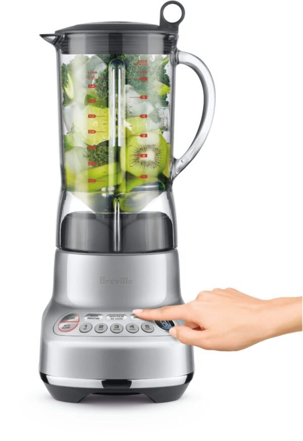 Breville - 5-Speed Blender - Silver