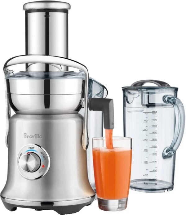 Breville - the Juice Fountain Cold XL Juicer - Brushed Stainless Steel