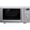 Breville - the Compact Wave Soft Close 0.9 Cu. Ft. Microwave - Silver
