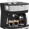 bella PRO - Combo 19-Bar Espresso and 10-Cup Drip Coffee Maker - Stainless Steel