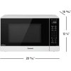 Panasonic - 1.2 Cu. Ft. 1200 Watt SN65KW Microwave with Inverter and Genius Sensor - White