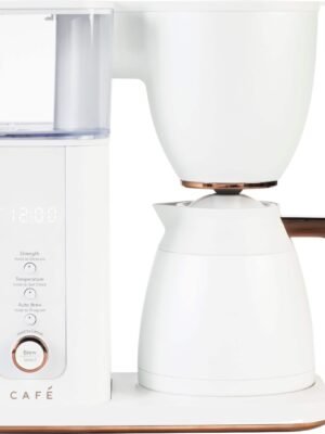 Café - Smart Drip 10-Cup Thermal Carafe Coffee Maker with Wi-Fi - Matte White