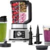 Ninja - Foodi Power Blender & Processor System, Smoothie Bowl Maker & Nutrient Extractor*, 1400WP smartTORQUE 6 Auto-iQ - Silver