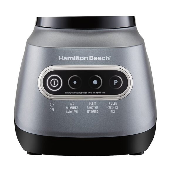 Hamilton Beach - Wave Crusher Blender with 40 oz. Glass Blender Jar and 20 Oz. Travel Jar - BLACK