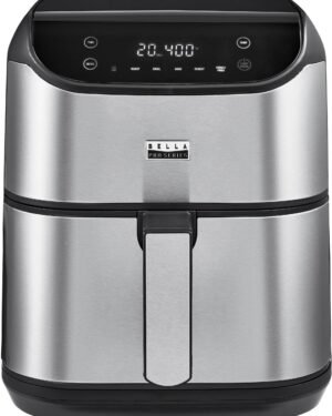 bella PRO - 6-qt. Touchscreen Air Fryer - Stainless Steel