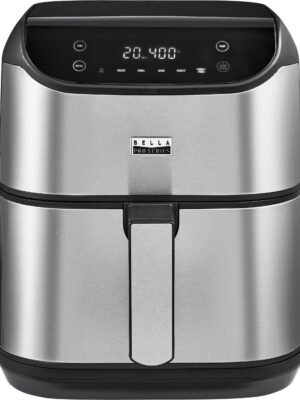 bella PRO - 6-qt. Touchscreen Air Fryer - Stainless Steel
