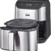 bella PRO - 6-qt. Touchscreen Air Fryer - Stainless Steel