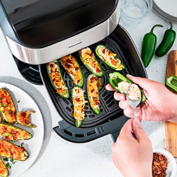 bella PRO - 6-qt. Touchscreen Air Fryer - Stainless Steel