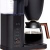 Café - Smart Drip 10-Cup Glass Carafe Coffee Maker with Wi-Fi - Matte Black