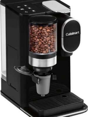 Cuisinart - Grind & Brew Single-Serve Coffeemaker - Black - Open Box - Excellent