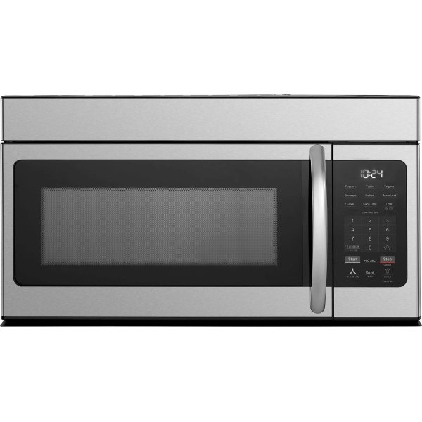 Insignia™ - 1.6 Cu. Ft. Over-the-Range Microwave - Stainless Steel
