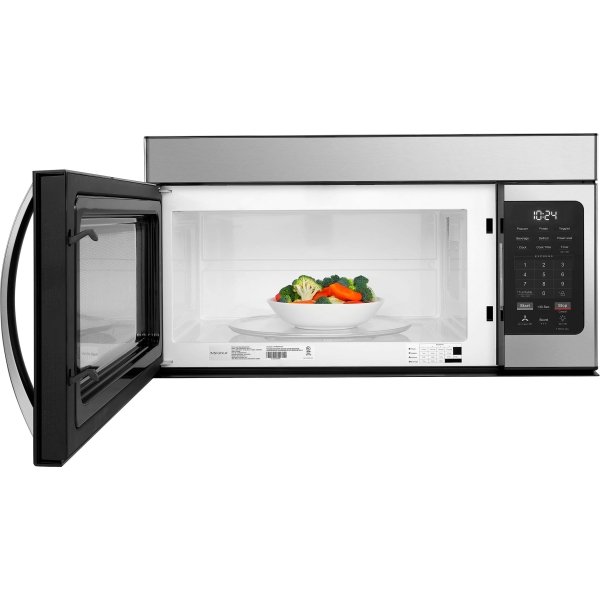 Insignia™ - 1.6 Cu. Ft. Over-the-Range Microwave - Stainless Steel