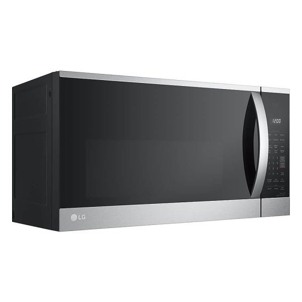 LG - 1.8 Cu. Ft. Over-the-Range Smart Microwave with Sensor Cooking and EasyClean - PrintProof Stainless Steel - Open Box - Fair