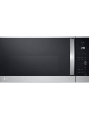 LG - 1.8 Cu. Ft. Over-the-Range Smart Microwave with Sensor Cooking and EasyClean - PrintProof Stainless Steel - Open Box - Fair