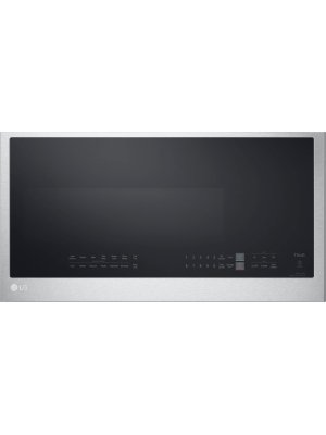 LG - 2.0 Cu. Ft. Over-the-Range Microwave with Sensor Cooking and EasyClean - PrintProof Stainless Steel