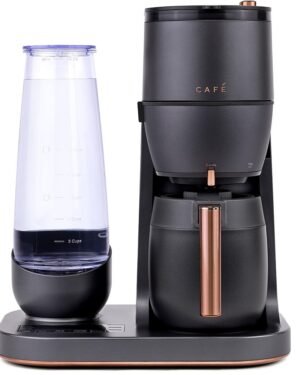 Café - Grind & Brew Smart Coffee Maker with Thermal Carafe and Gold Cup Standard - Matte Black