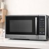 6568215cv13d.jpg Insignia™ - .9 Cu. Ft. Compact Countertop Microwave - Stainless Steel