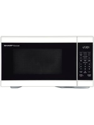 Sharp - 1.1 cu. ft. 1000W Countertop Microwave - White