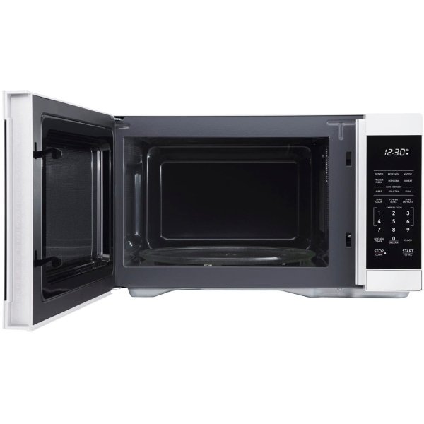 Sharp - 1.1 cu. ft. 1000W Countertop Microwave - White