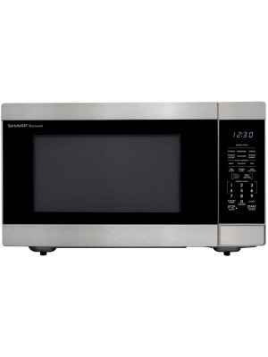 Sharp - 2.2 cu. ft. 1200W Microwave with Inverter Cooking - Stainless