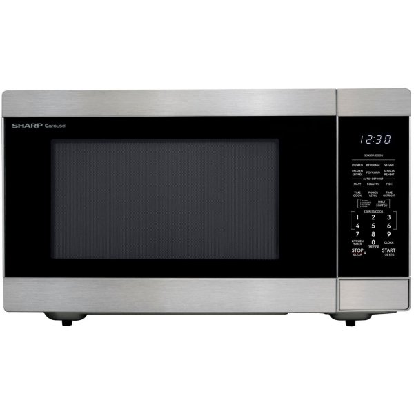 Sharp - 2.2 cu. ft. 1200W Microwave with Inverter Cooking - Stainless