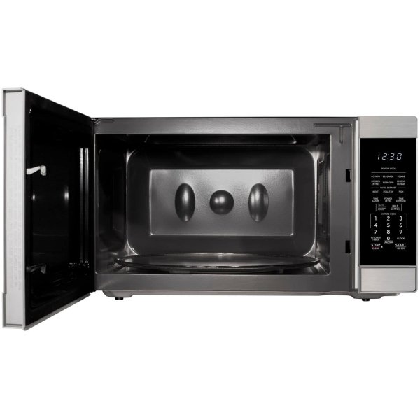 Sharp - 2.2 cu. ft. 1200W Microwave with Inverter Cooking - Stainless