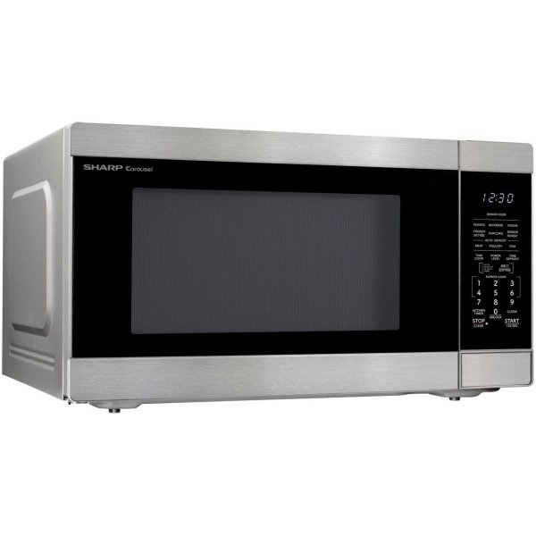 Sharp - 2.2 cu. ft. 1200W Microwave with Inverter Cooking - Stainless