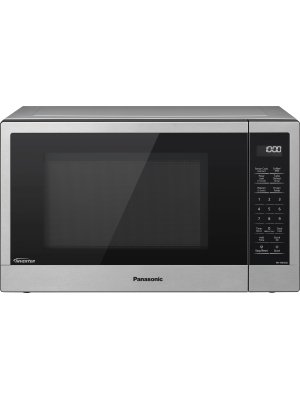 Panasonic - 1.2 Cu. Ft. 1200-Watt Countertop Microwave Oven with Inverter Technology - Stainless steel