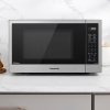 Panasonic - 1.2 Cu. Ft. 1200-Watt Countertop Microwave Oven with Inverter Technology - Stainless steel