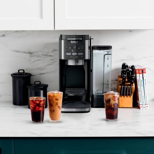 Ninja - Refurbished DualBrew XL Hot & Iced Coffee Maker, Single-Serve, Compatible with K-Cups & 14-Cup Drip Coffee Maker - Black/Stainless Steel