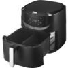 bella PRO - 8-qt. Touchscreen Air Fryer with Divided Basket - Matte Black