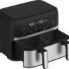 bella PRO - 4-qt. TriZone Touchscreen Air Fryer with Dual Flex Basket - Stainless Steel