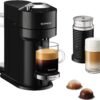 Nespresso - Vertuo Next Premium by Breville with Aeroccino3 - Classic Black
