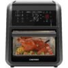 Chefman - ExacTemp 12 Quart 5-in-1 Air Fryer with Integrated Smart Thermometer, 28 Presets - Black