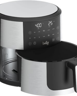 bella PRO - SmartCrisp 8-qt. Touchscreen Air Fryer - Stainless Steel