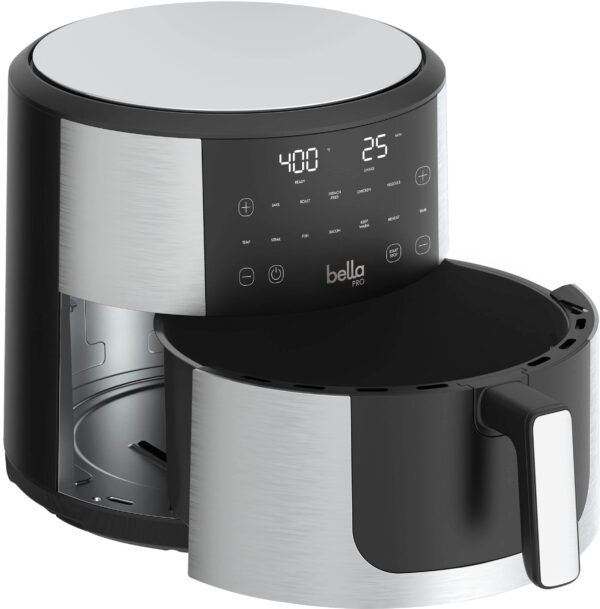 bella PRO - SmartCrisp 8-qt. Touchscreen Air Fryer - Stainless Steel