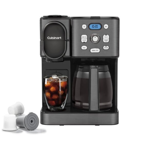Cuisinart - Coffee Center 2-In-1 Coffeemaker - Black Stainless