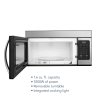 Insignia™ - 1.6 Cu. Ft. Over-the-Range Microwave - Stainless Steel