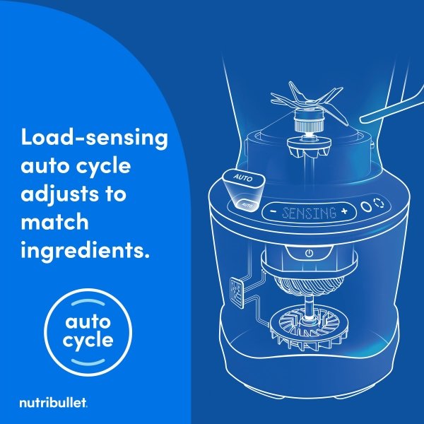 NutriBullet - SmartSense Blender Combo - Gray