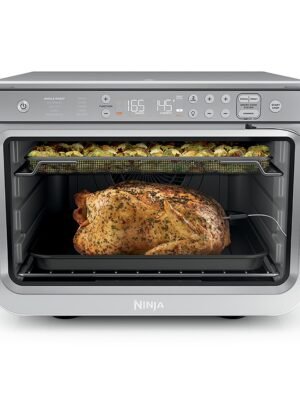 Ninja - Prestige Smart XL Air Fryer & Countertop Oven + Pro Cook - Stainless Steel